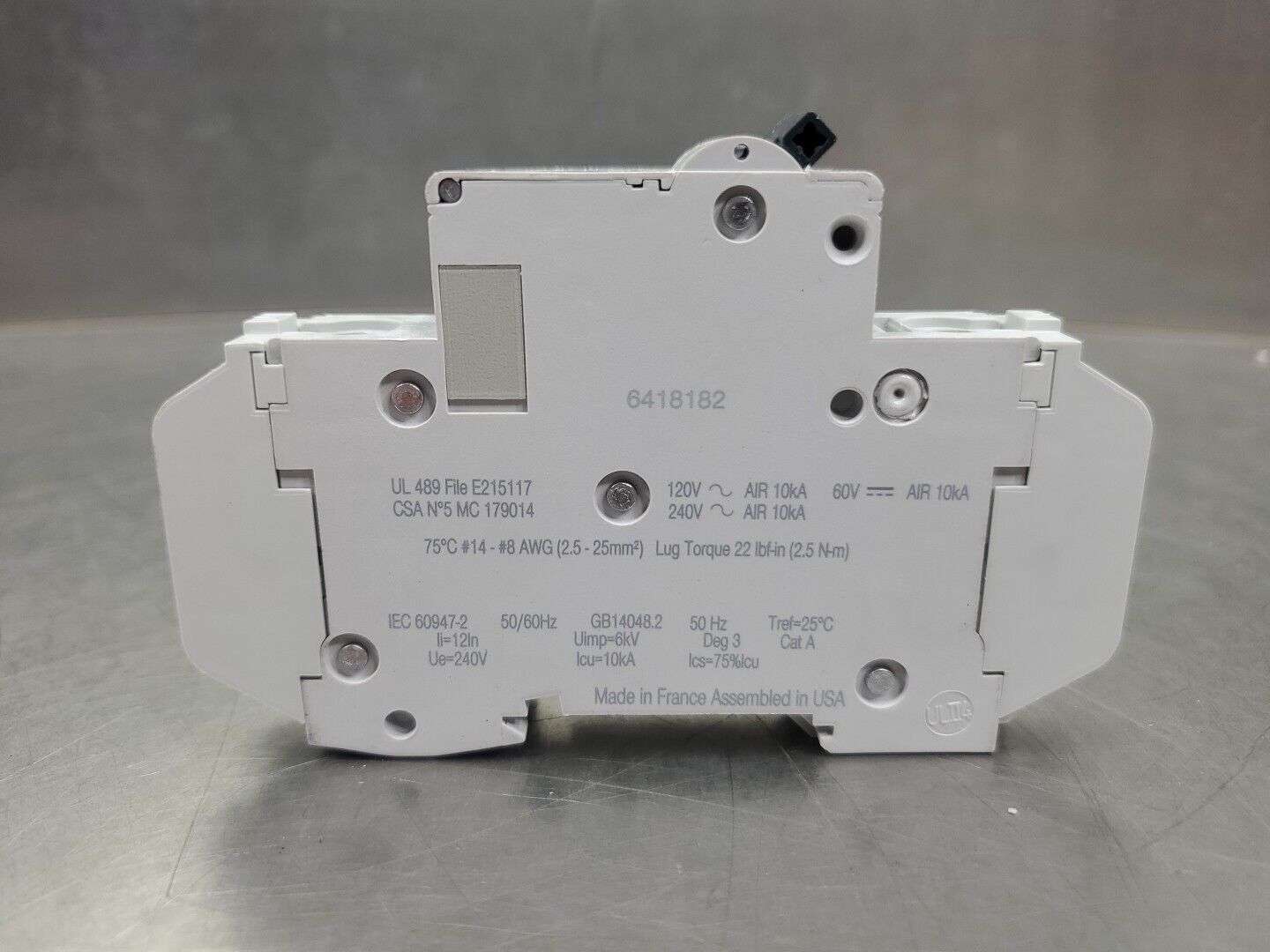 SCHNEIDER ELECTRIC 60112 (C60 15A) Multi 9 CIRCUIT BREAKER. 4A-33/1