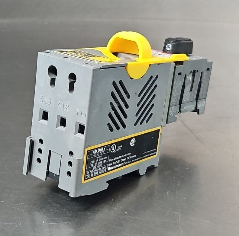 Bussmann OPM-1038RSW Fuse Block - Class CC - 30A - 3 Pole (BIN3.4.4)