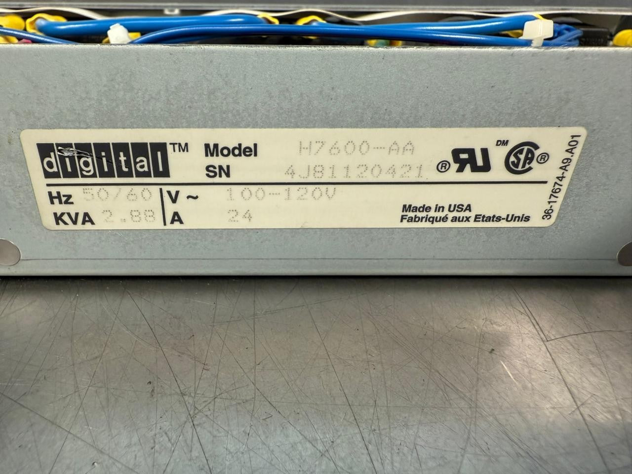 Digital H7600-AA 24A 100-120V 50/60Hz - Power Distribution (12.6.5)