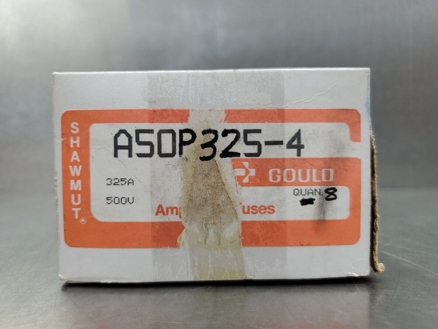 Gould Shawmut A50P325 Type 4 Fuse, 325A 500V Lot of 8. 4D-39