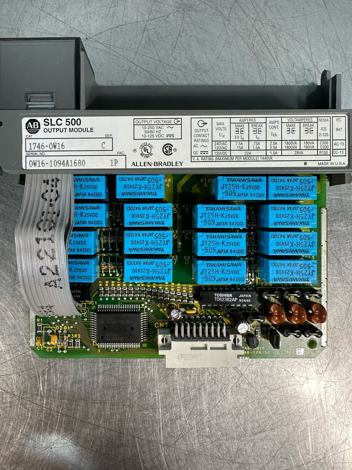 Allen Bradley 1746-0W16 /C SLC 500 Output Mod (7.3.4)