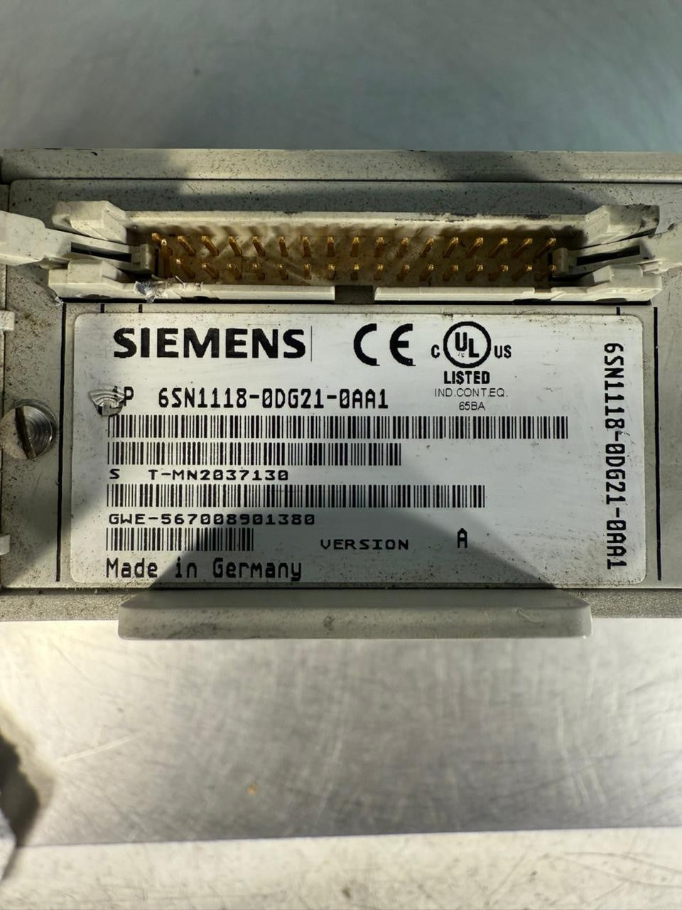 Siemens 6SN1123-1AA00-0CA1 Simodrive / 6SN1118-0DG21-0AA1 (12.4.4)