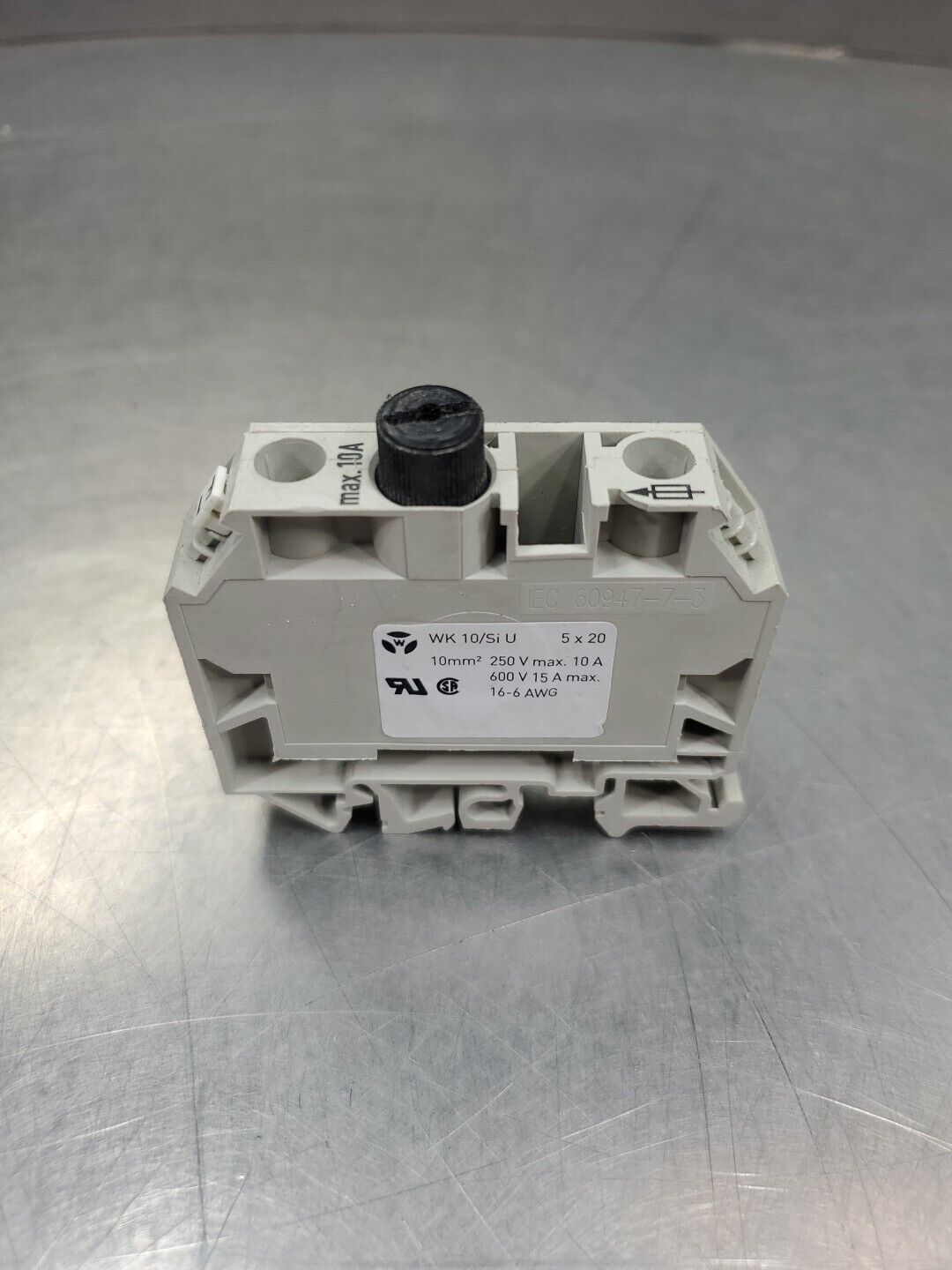 Wieland Electric WK 10/Si U 5x20 Fuse Terminal Block, WK10SiU5X20. 4E-35