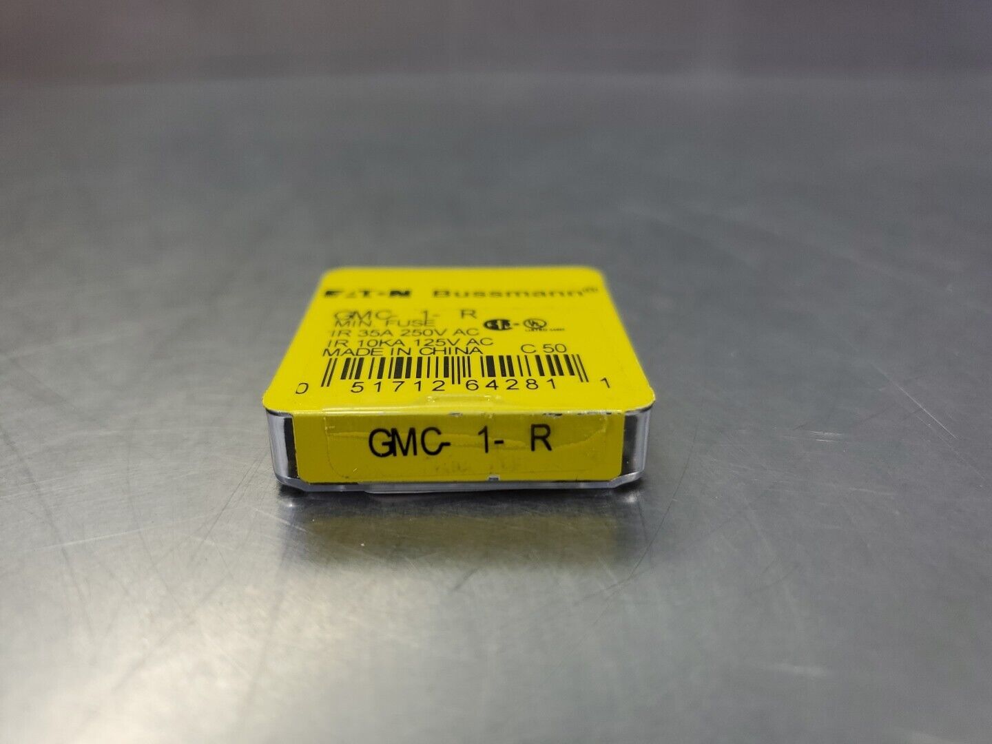 BUSSMANN GMC-1-R Fuse, 35A, Glass, Lot of 5. 4C-38