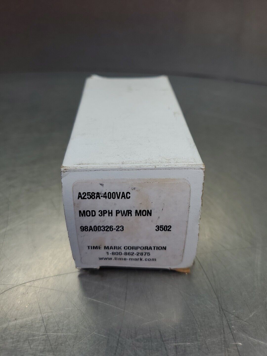 TimeMark A258A-400VAC 3-Phase Power Monitor. 4C-38