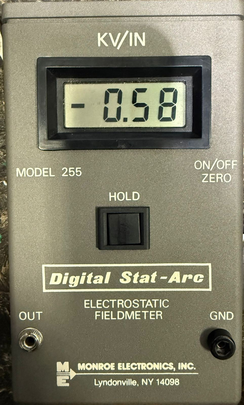 Monroe Electronics Model: 255 Digital Stat-Arc Electrostatic F. (7.3.4)