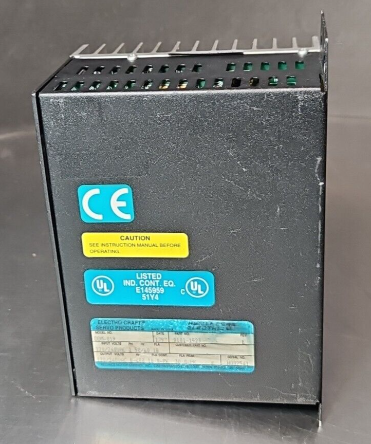 Electro Craft DDM-019 Servo Drive BRU-Series (BIN2.2.2)