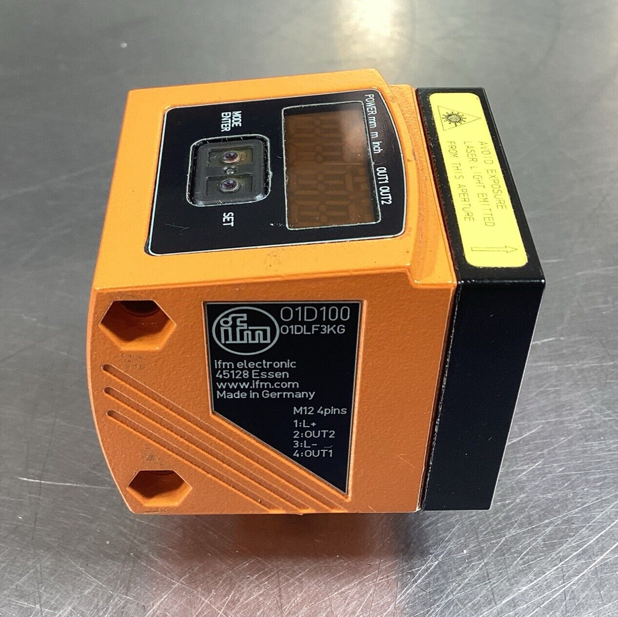 IFM  O1D100  Photoelectric Distance Sensor 18…30VDC      3E-35