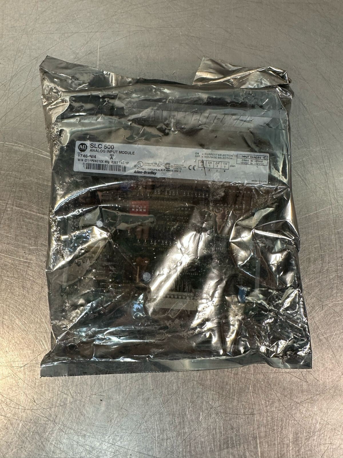 Allen Bradley 1746-NI4 /A SLC 500 Analog Input Module (5.3.4)