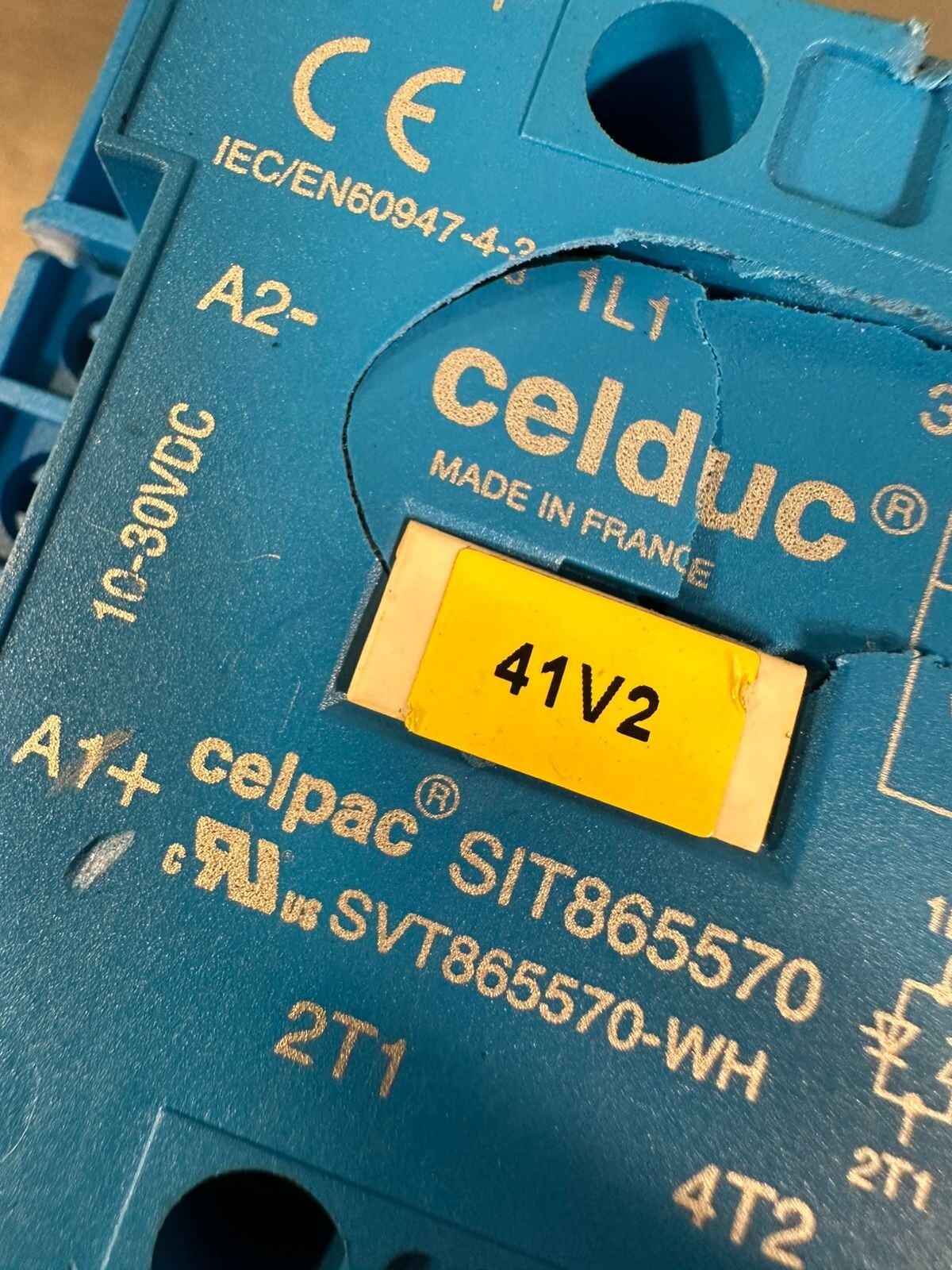Celduc SIT865570 Contactor 24-520VAC 10-30VDC (5.4.5)