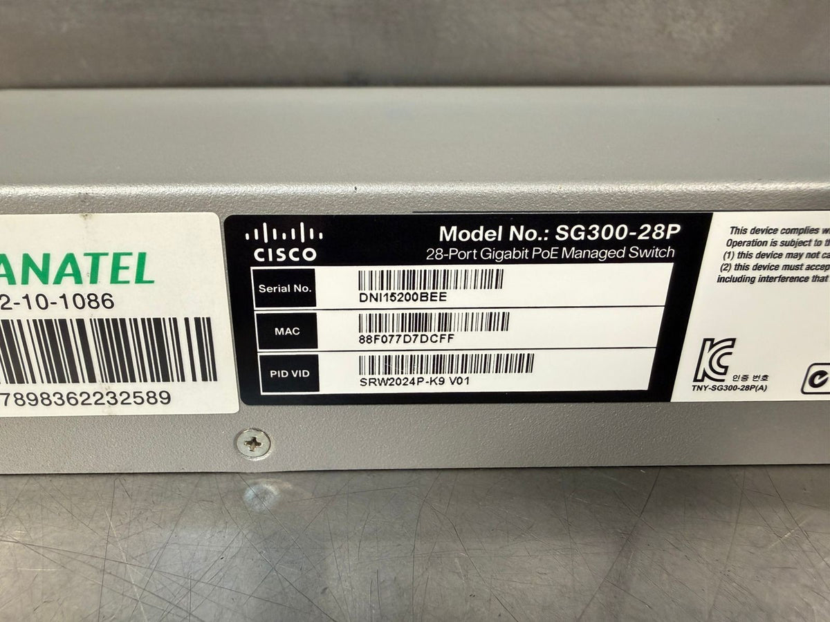 Cisco SG300-28P Small Business • 28-Port Gigabit Managed Switch (11.5.4)