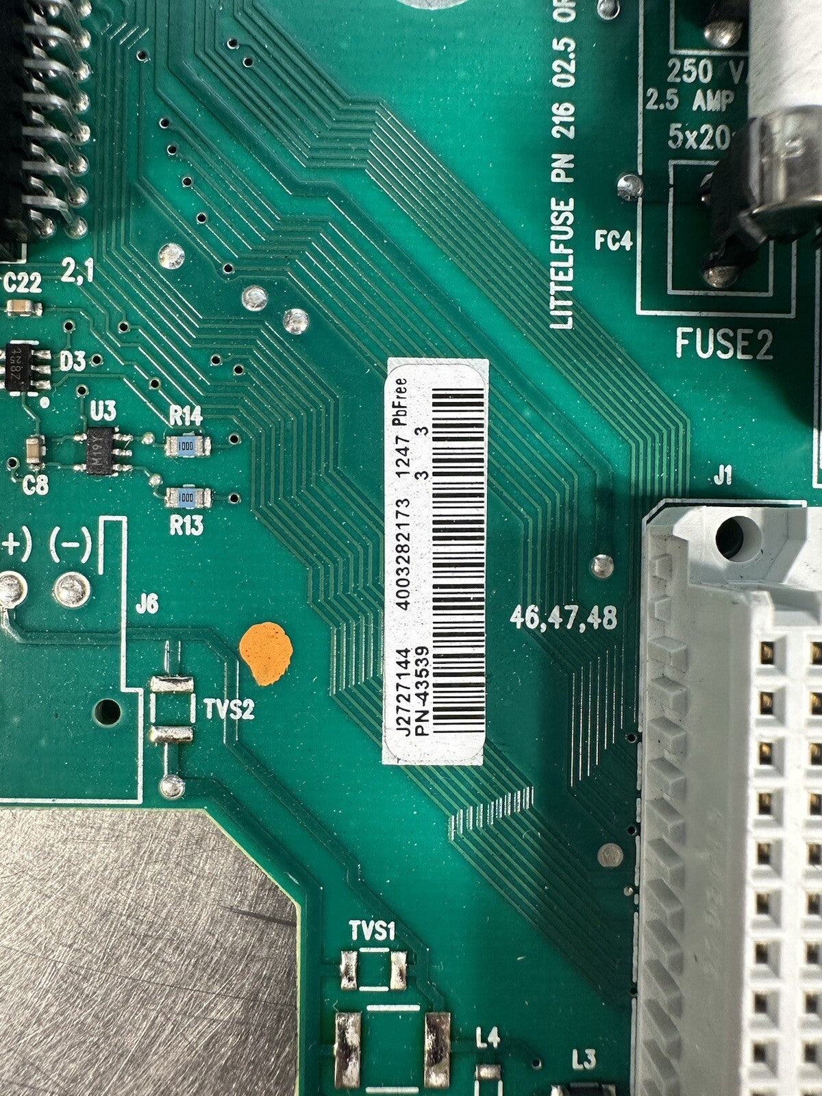 Allen Bradley ArmorStart PN- 43539 Input Circuit Board (BIN-1.5.5)