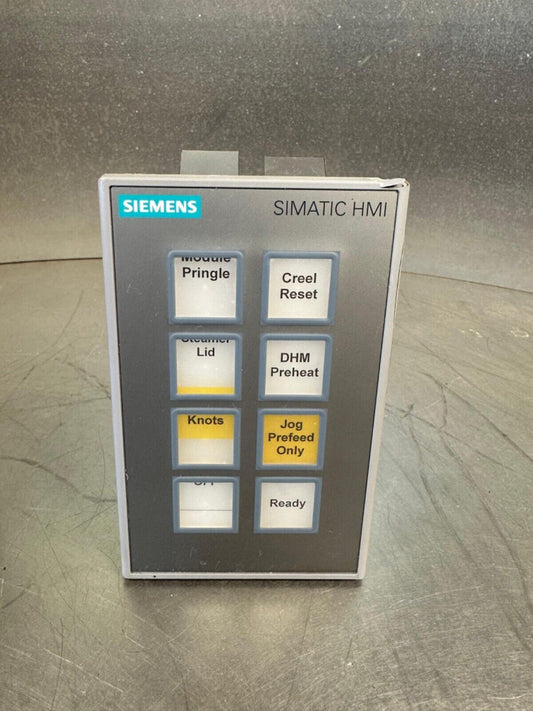 SIEMENS  Simatic  KP8 (6AV3 688-3AY36-0AX0) HMI 8-Button Panel (2D-03)
