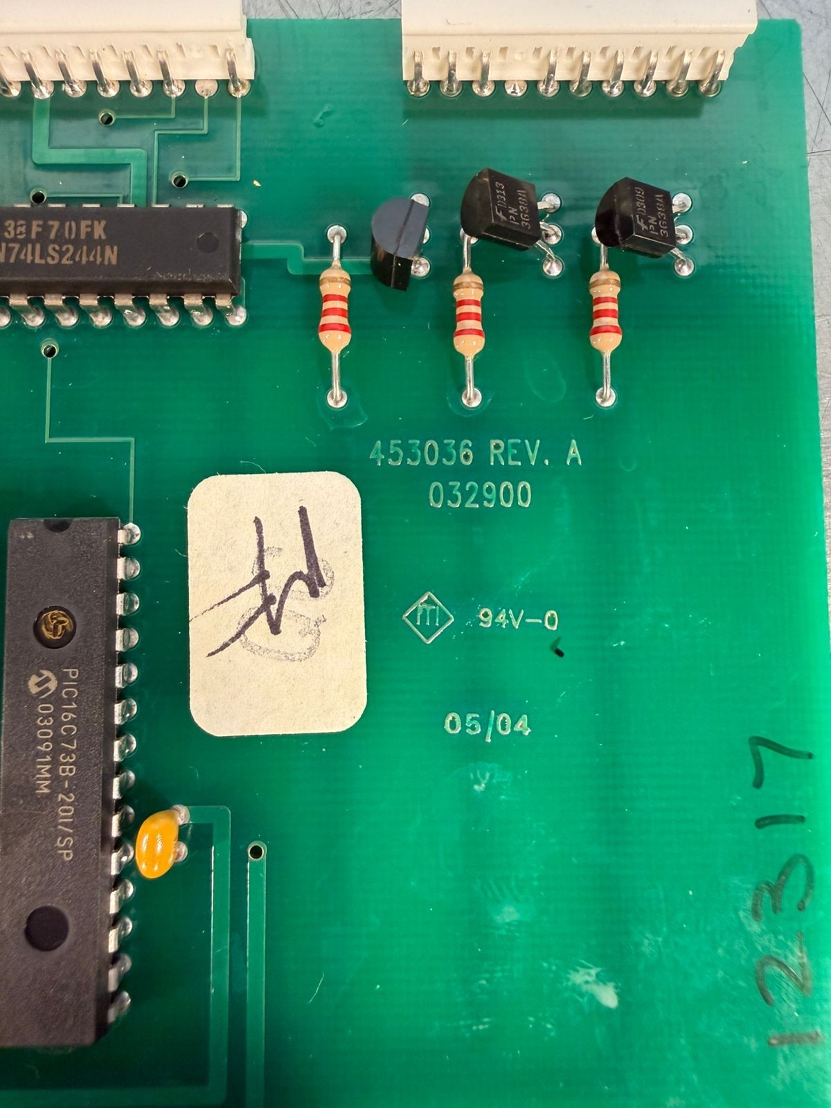 Generic 453036 Rev. A PC Board Sensor Control (11.4.5)