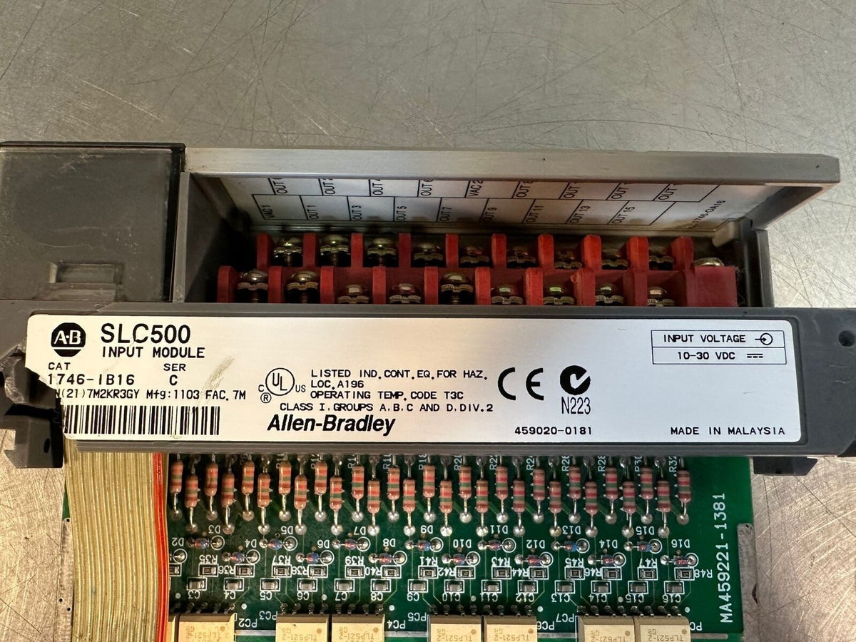 Allen Bradley 1746-IB16 /C SLC 500 DC Input Module 1746IB16 (2.1.2)