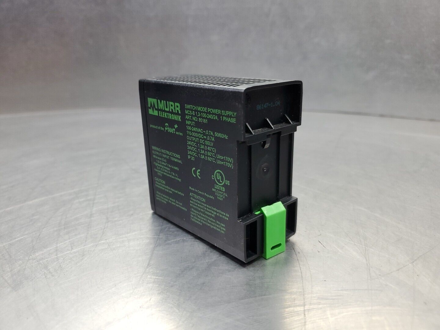 MURR ELEKTRONIK MCS-B 1,3-100-240/24 Switch Mode Power Supply. 4C-33