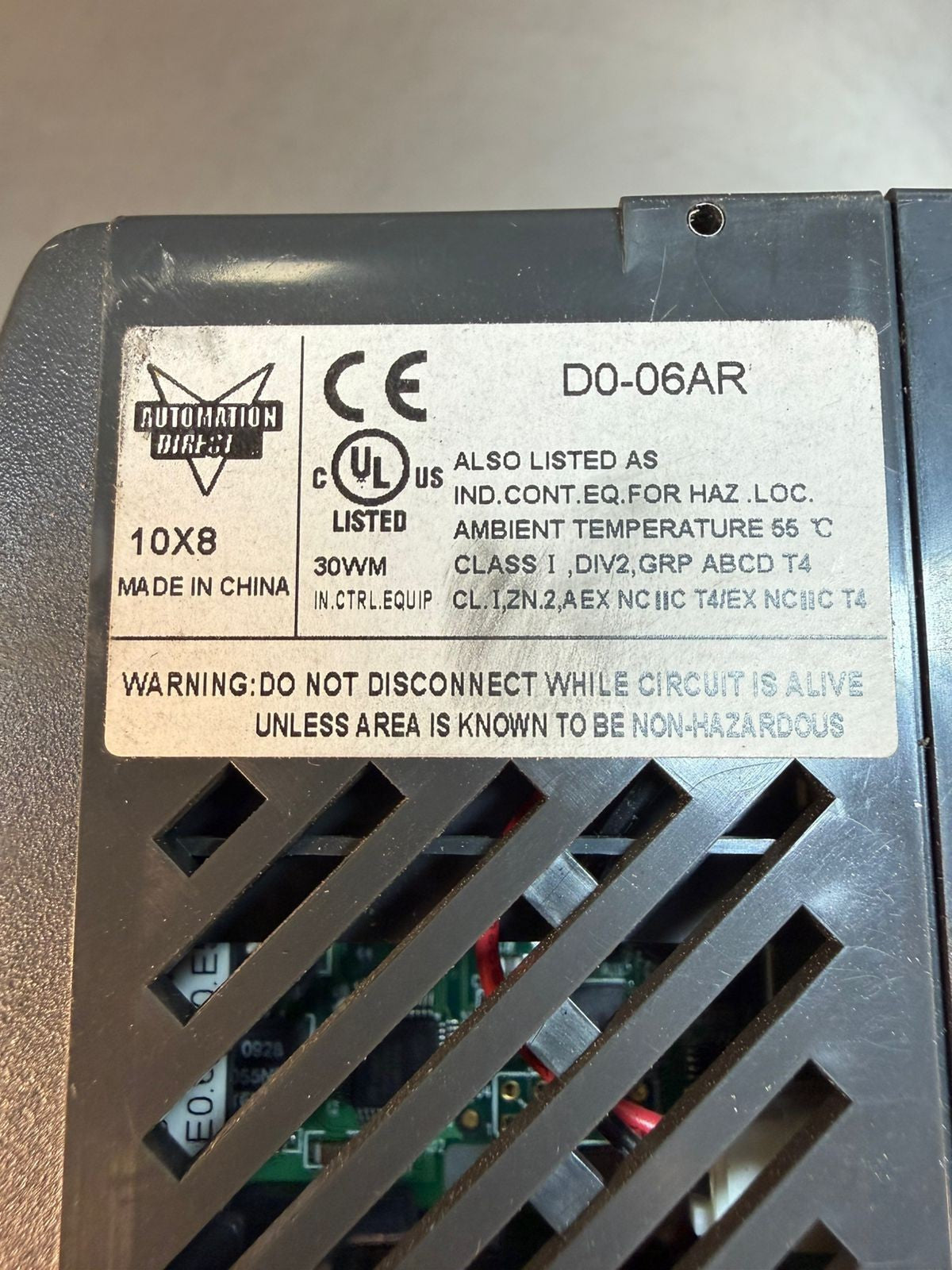 Koyo Direct Logic 06 D0-06AR Module plus H0-ECOM100 (6.4.5)