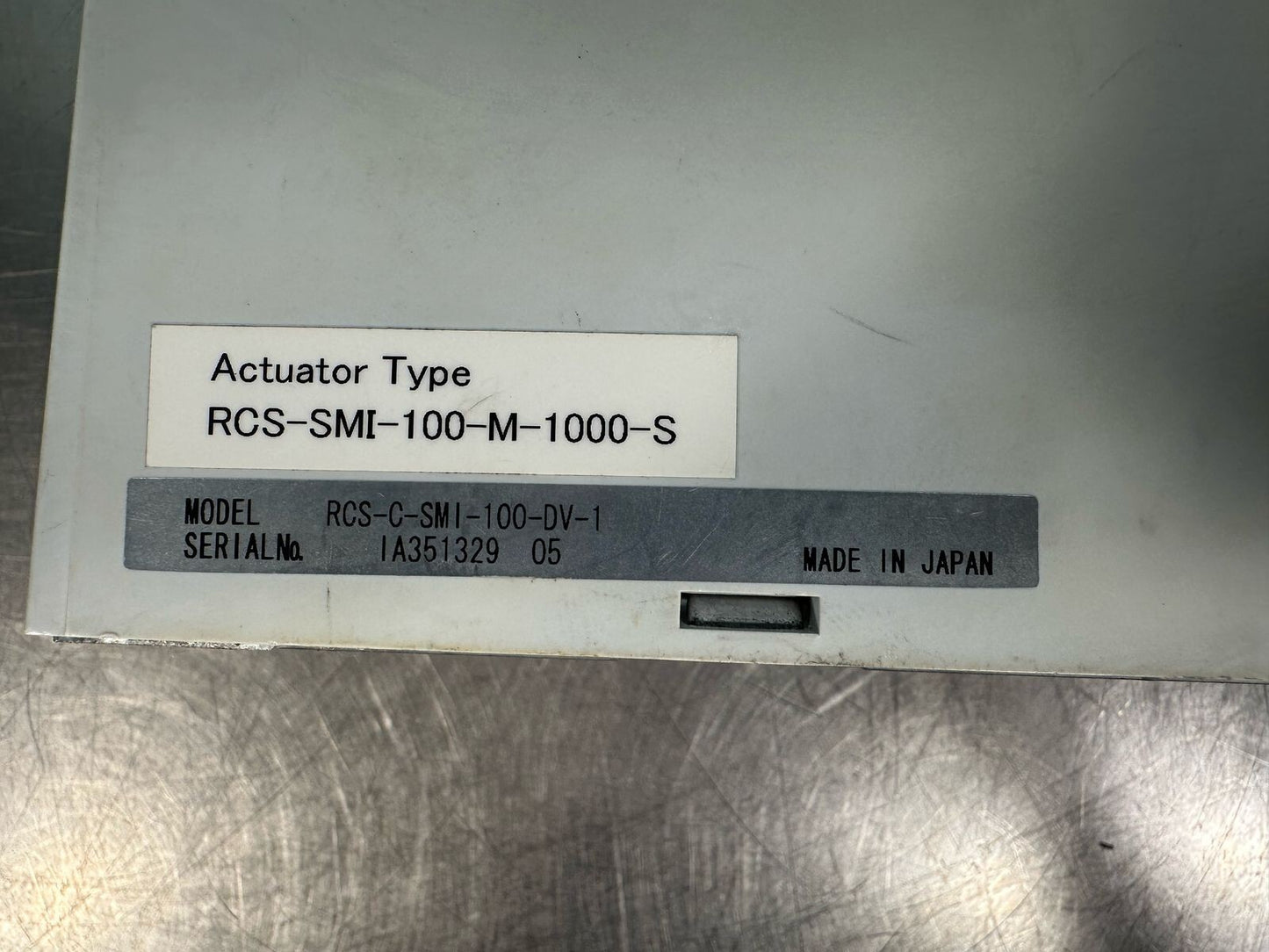 #248 Robo Cylinder RCS-C-SMI-100-DV-1 RCS-SM-I-100-M-1000-s (6.3.5)