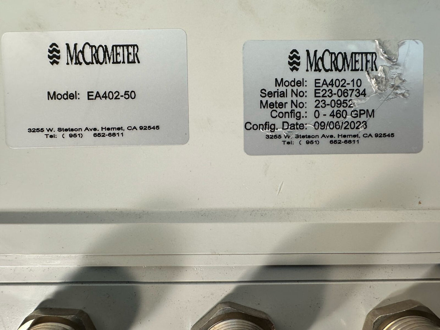 Mccrometer Panel Meter EA402 LCN4X1/8DINH3 EA402-50 / EA402-10 (6.4.4)