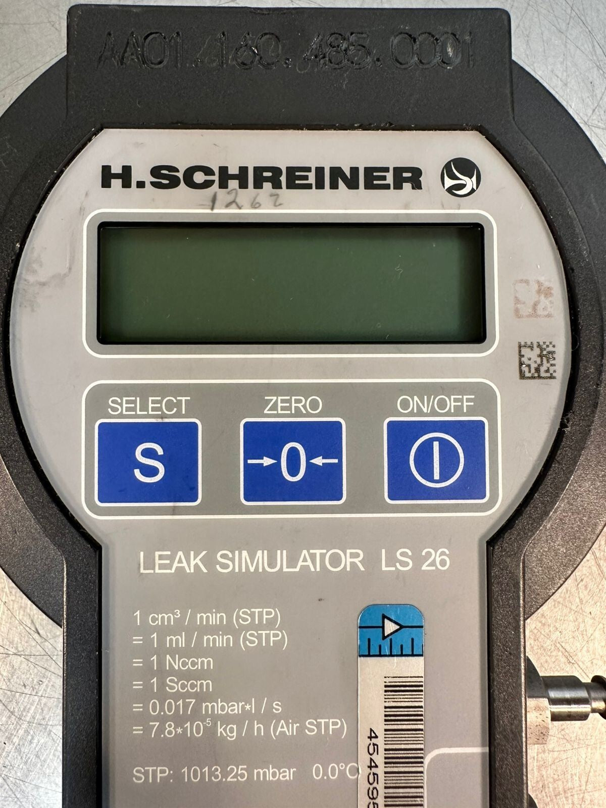 H. Schreiner Leak Simulator LS-26 / LS-26-390 100ml/min (4.3.4)