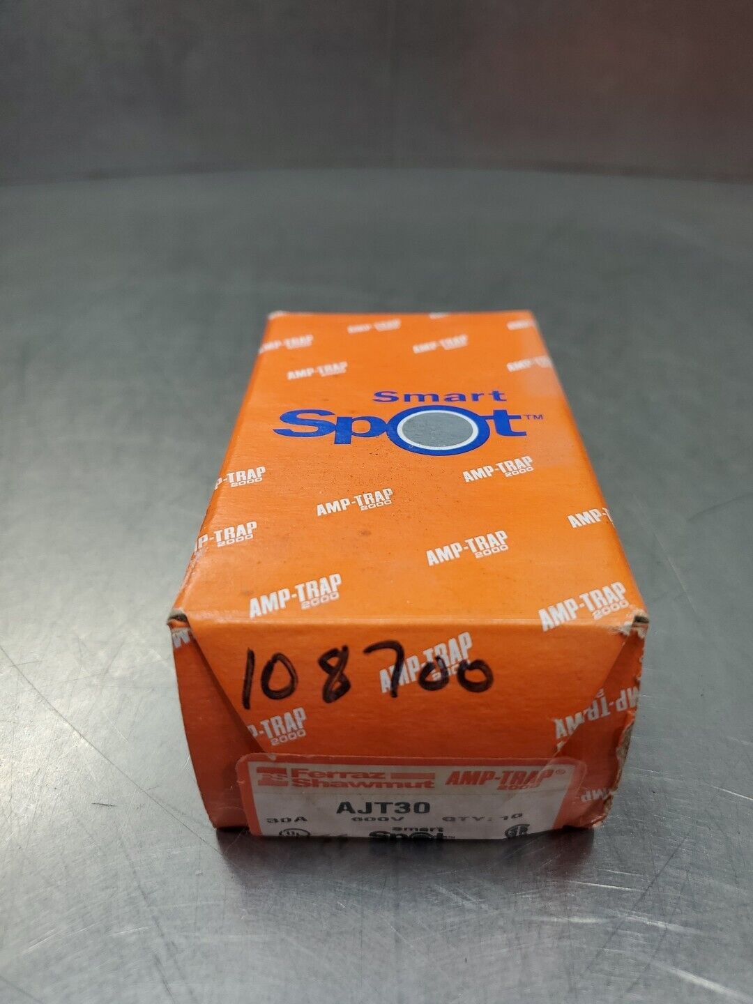 Ferraz Shawmut AJT30 600V, 30 Amp Time Delay, Box of 10. 4D-34