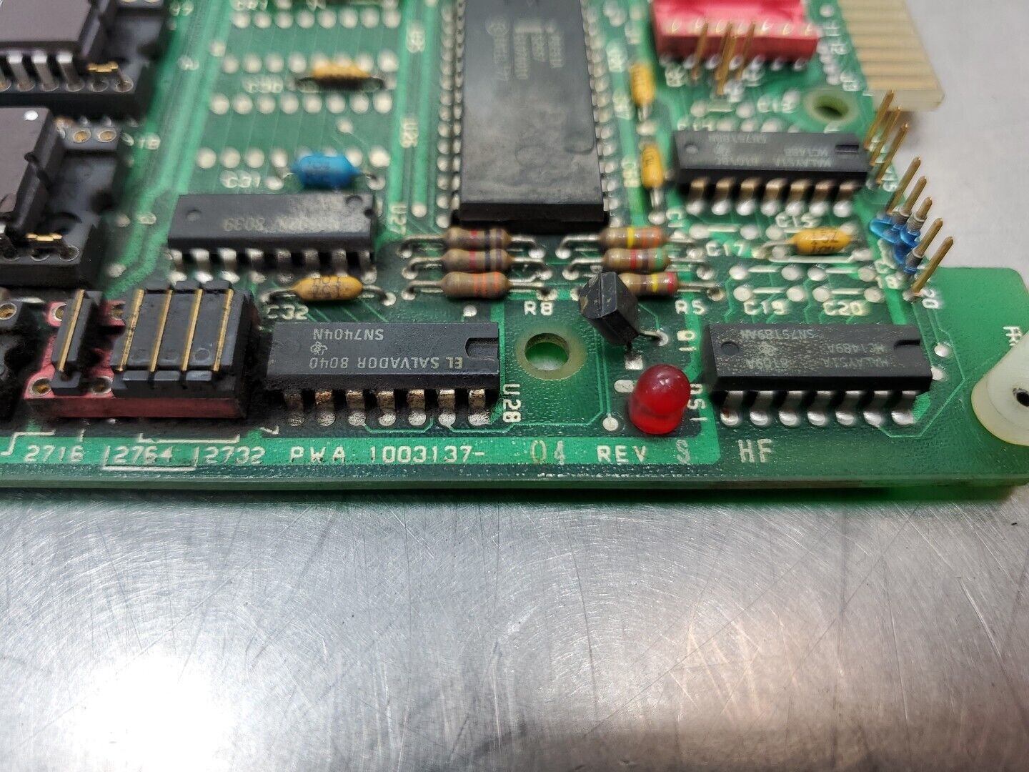 INTEL PWA 1003137-04 Rev S PLC CONTROL BOARD MODULE. 3D-36