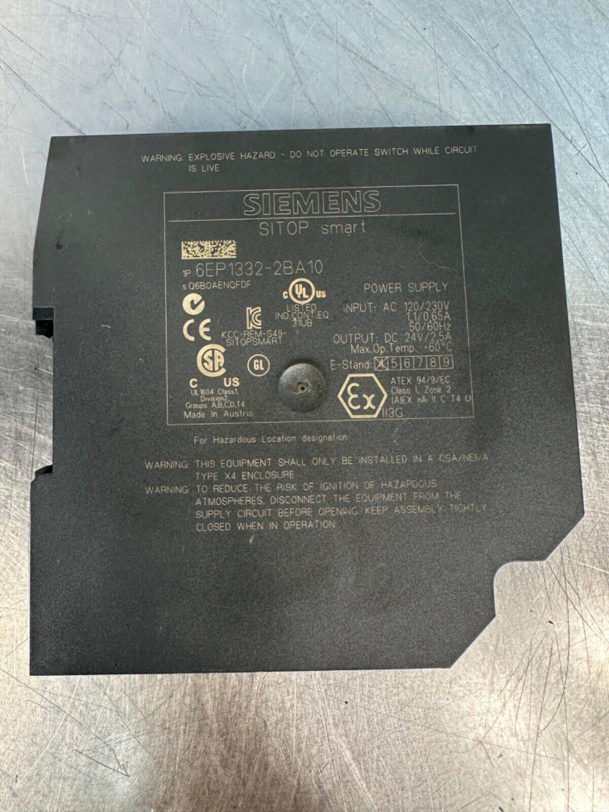 Siemens 6EP1332-2BA10 Sitop Smart (4E-30)