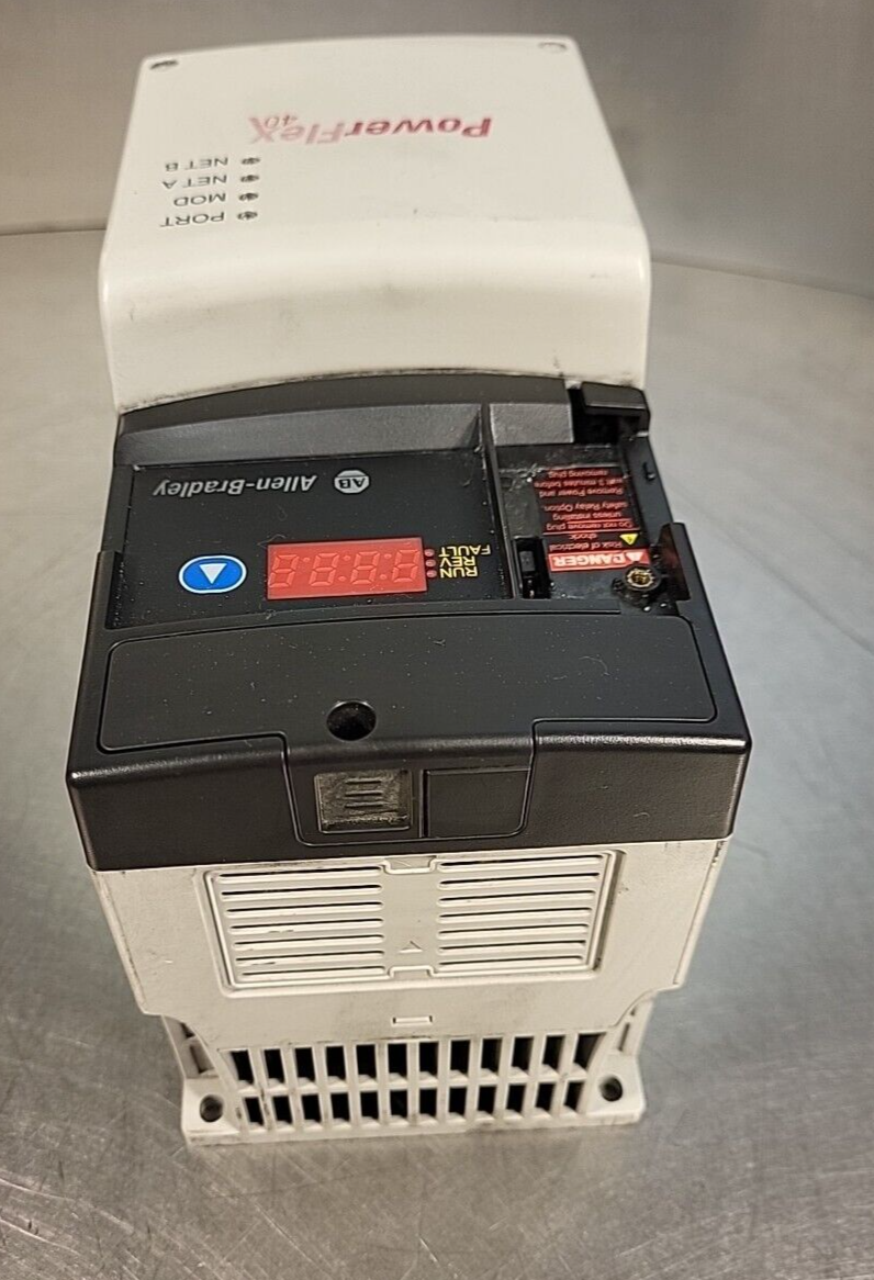 Allen-Bradley 22D-D6PON104 Power Flex 40 AC Drive; 3HP (BIN3.3.1)