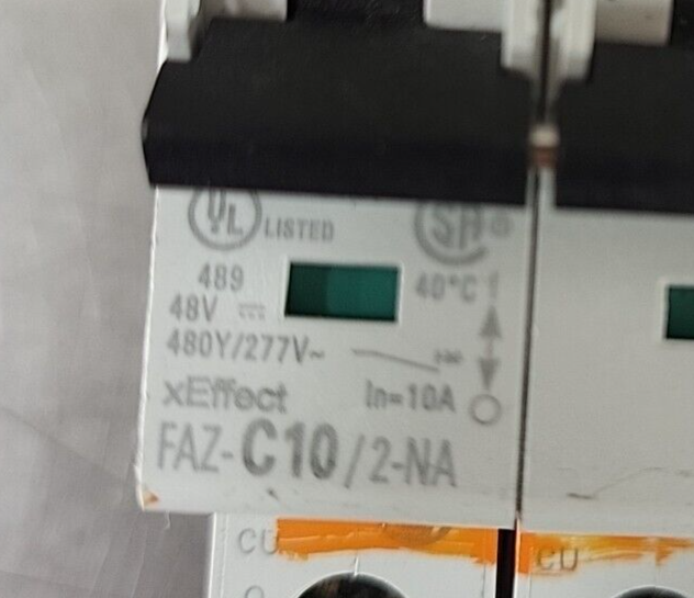 Eaton FAZ-C10/2-NA Circuit Breaker 2 Pole 10A (KB)(BIN354)