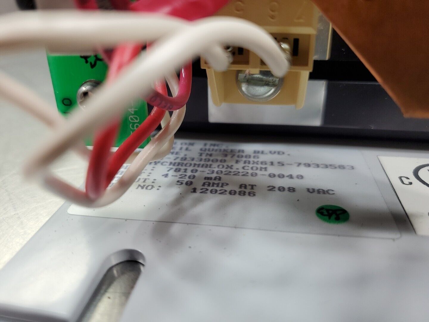 Chromalox 7810-302220-0040 Power Supply, 4-20MA, 50Amp. 1D