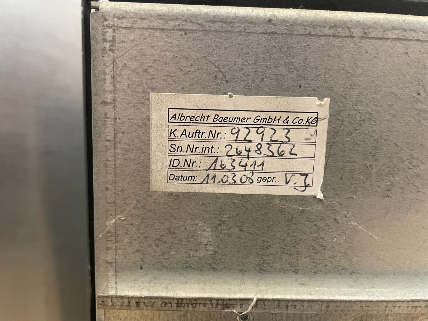 Eckelmann FP709C Silver & Gray 230V Digital LCD USB ATB Controller Panel