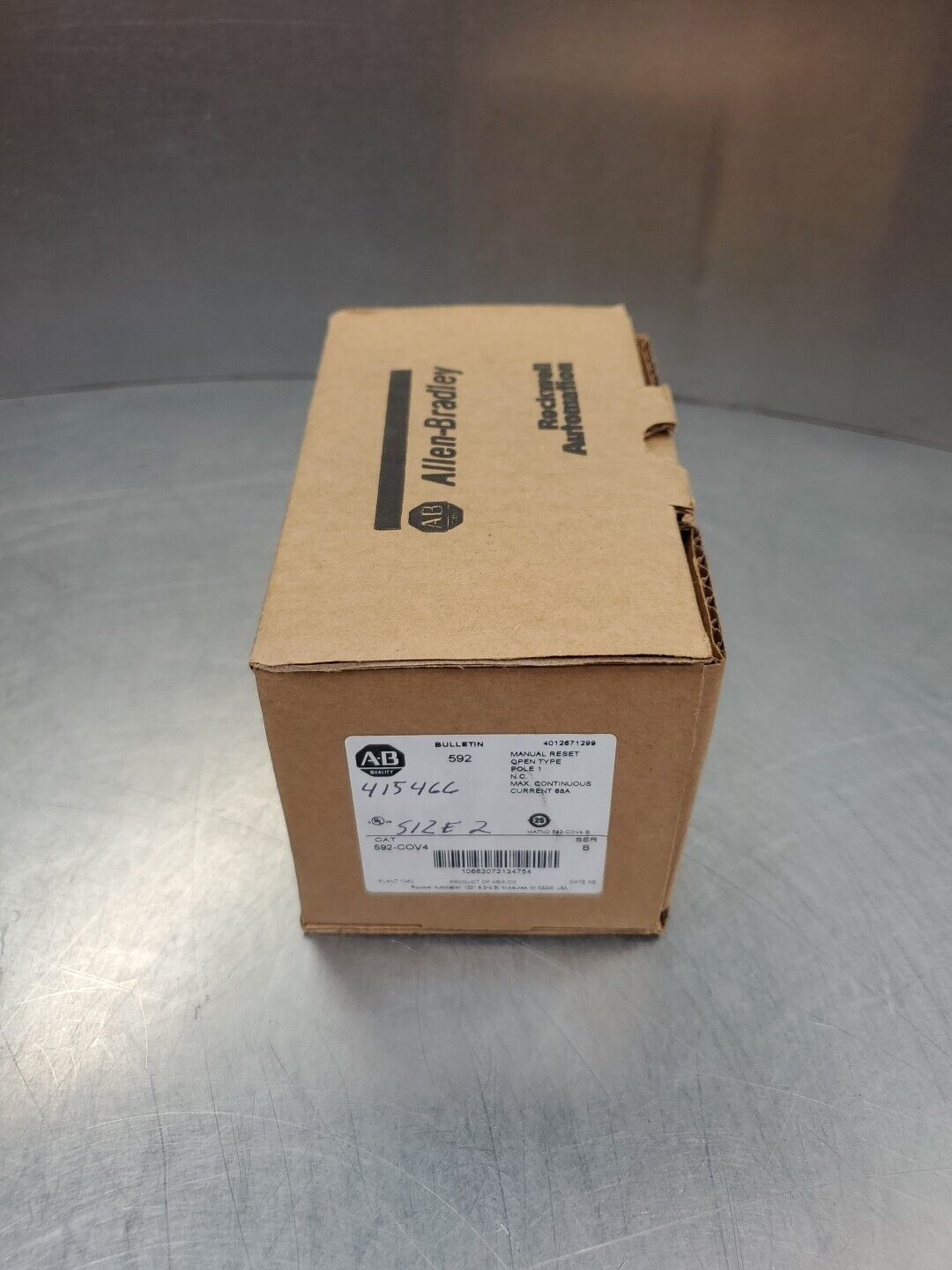 Allen Bradley 592-COV4 Ser B Overload Relay, Manual 4B-43