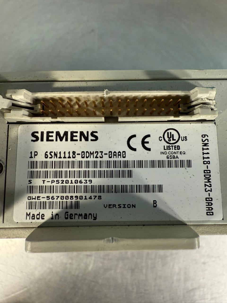 Siemens 6SN1123-1AA00-0BA1 Simodrive / 6SN1118-0DM23-0AA0 (12.5.1)