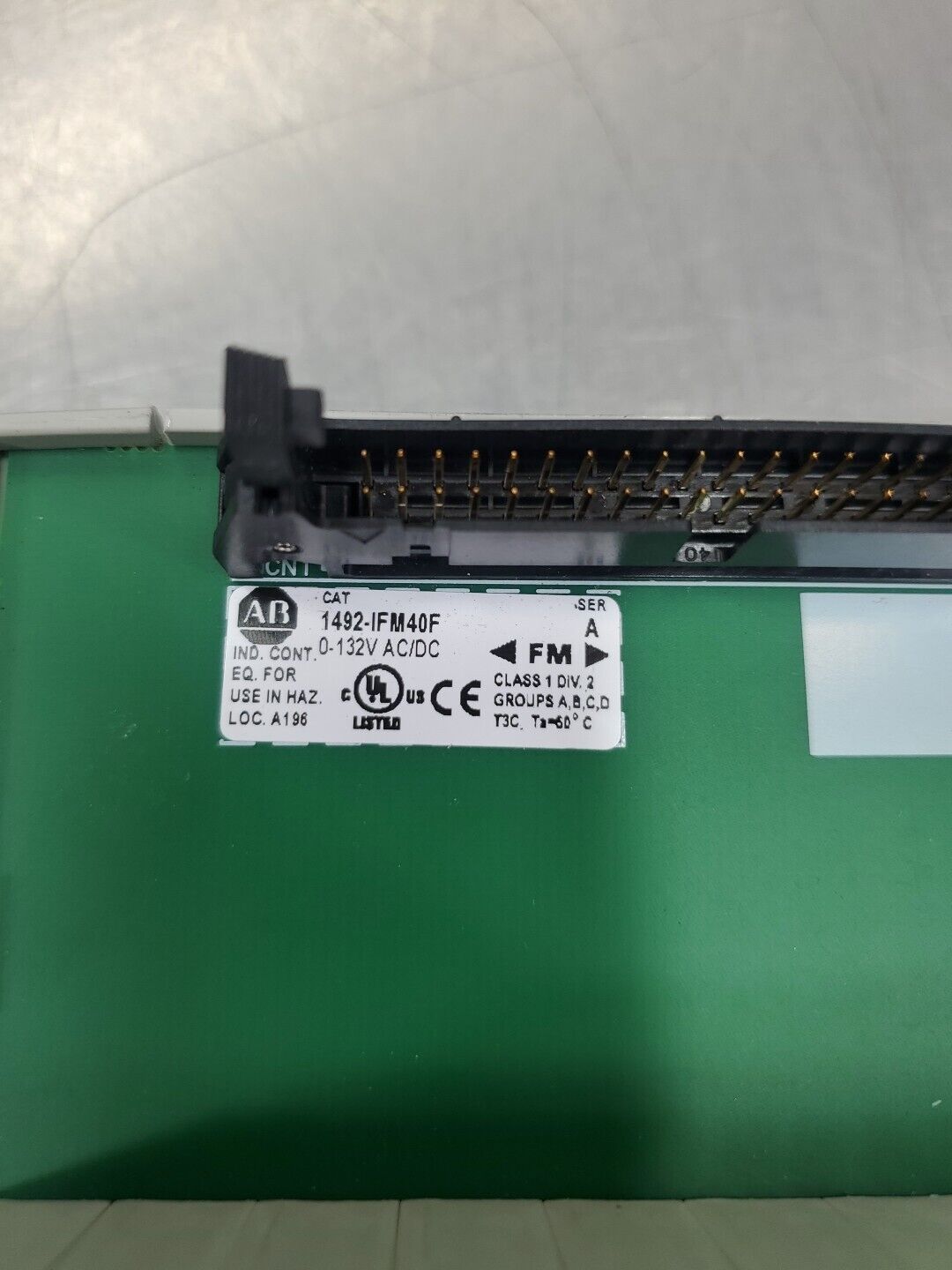 Allen Bradley 1492-IFM40F Interface Feed Through Terminal. 3C-22