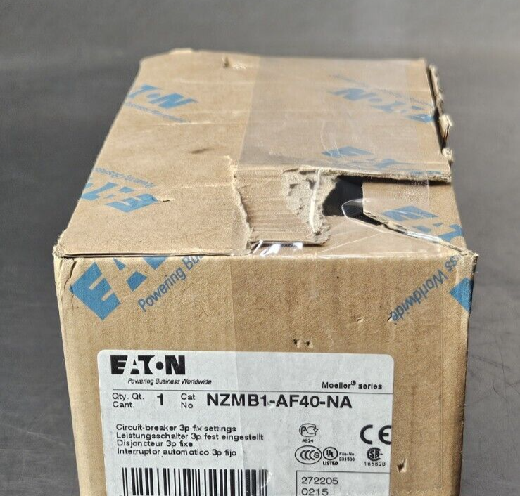 Eaton NZMB1-AF40-NA 40A Cat A Circuit Breaker loc4D14