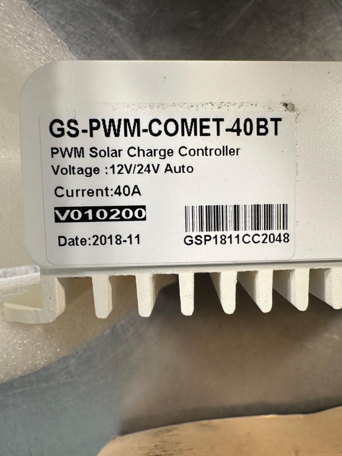 Grape Solar GS-PWM-COMET-40BT 40A 12/24V -V010200 (6D-13)