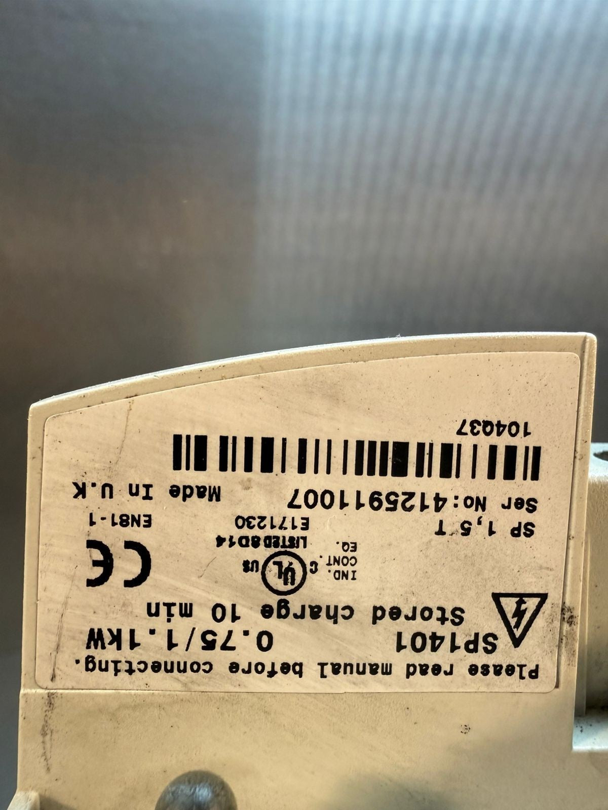 Unidrive SP1401 0.75/1.1Kw (2.5.4)