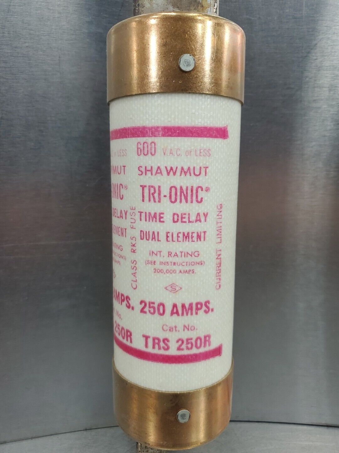 Shawmut TRI-ONIC TRS 250R Fuse, 250 Amp, 600 V. 4B-42