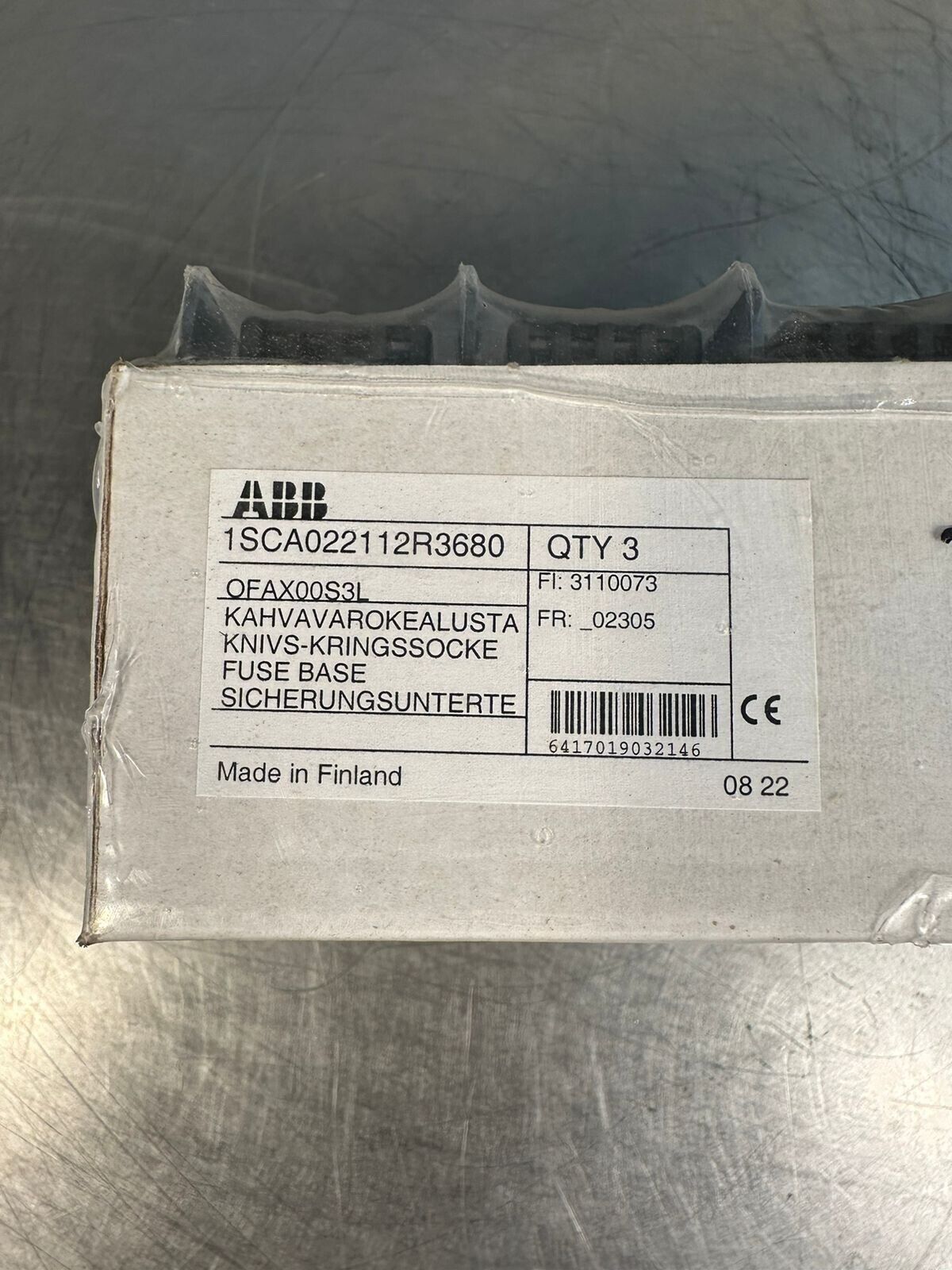 ABB OFAX00S3L Fuse Base Holder 3Pole New (4A-28)