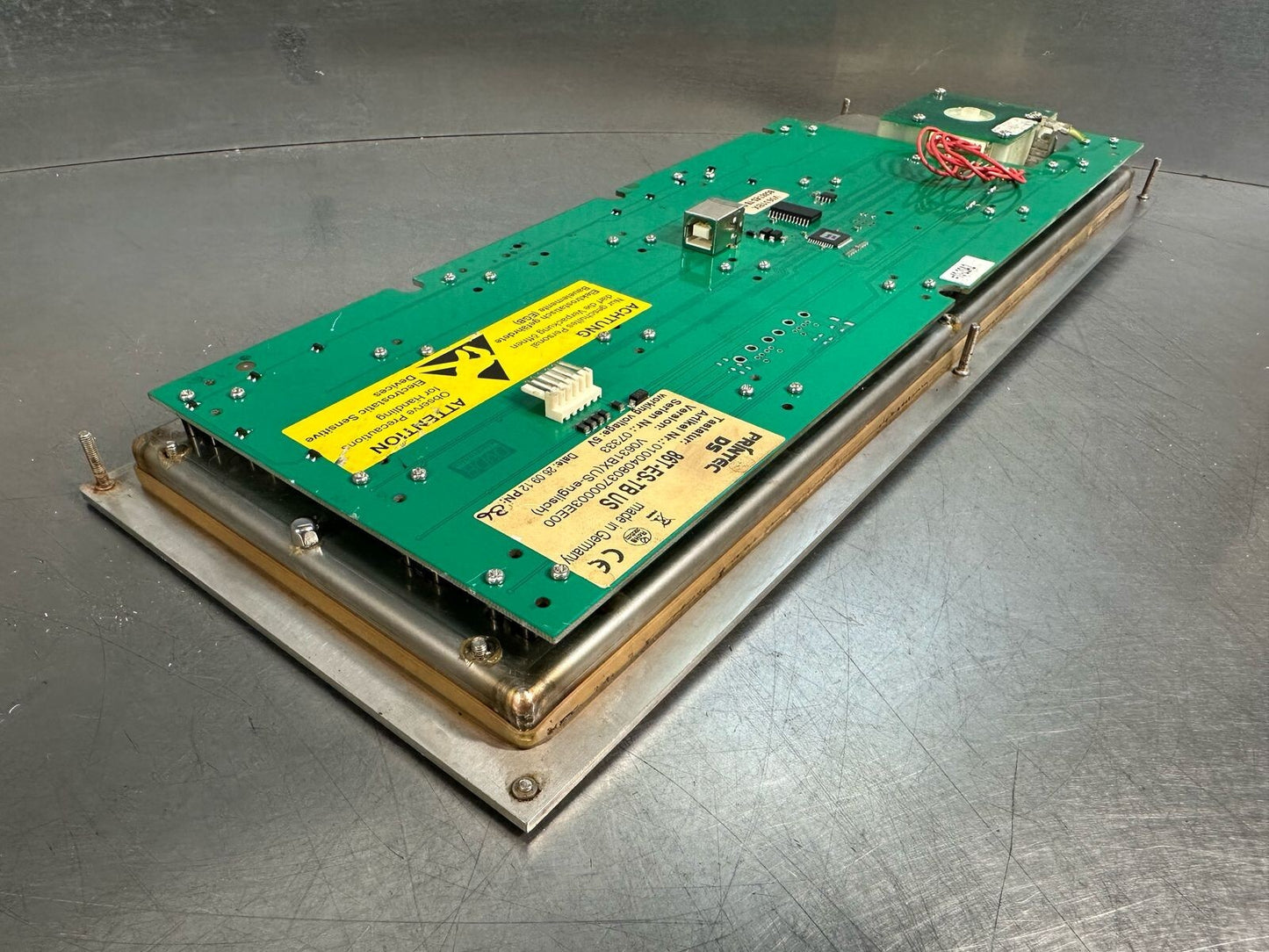 Printec-Ds 86T-ES-TB US Ver/ V0631BX Stainless Steel Ind. Keyboard (3.5.2)