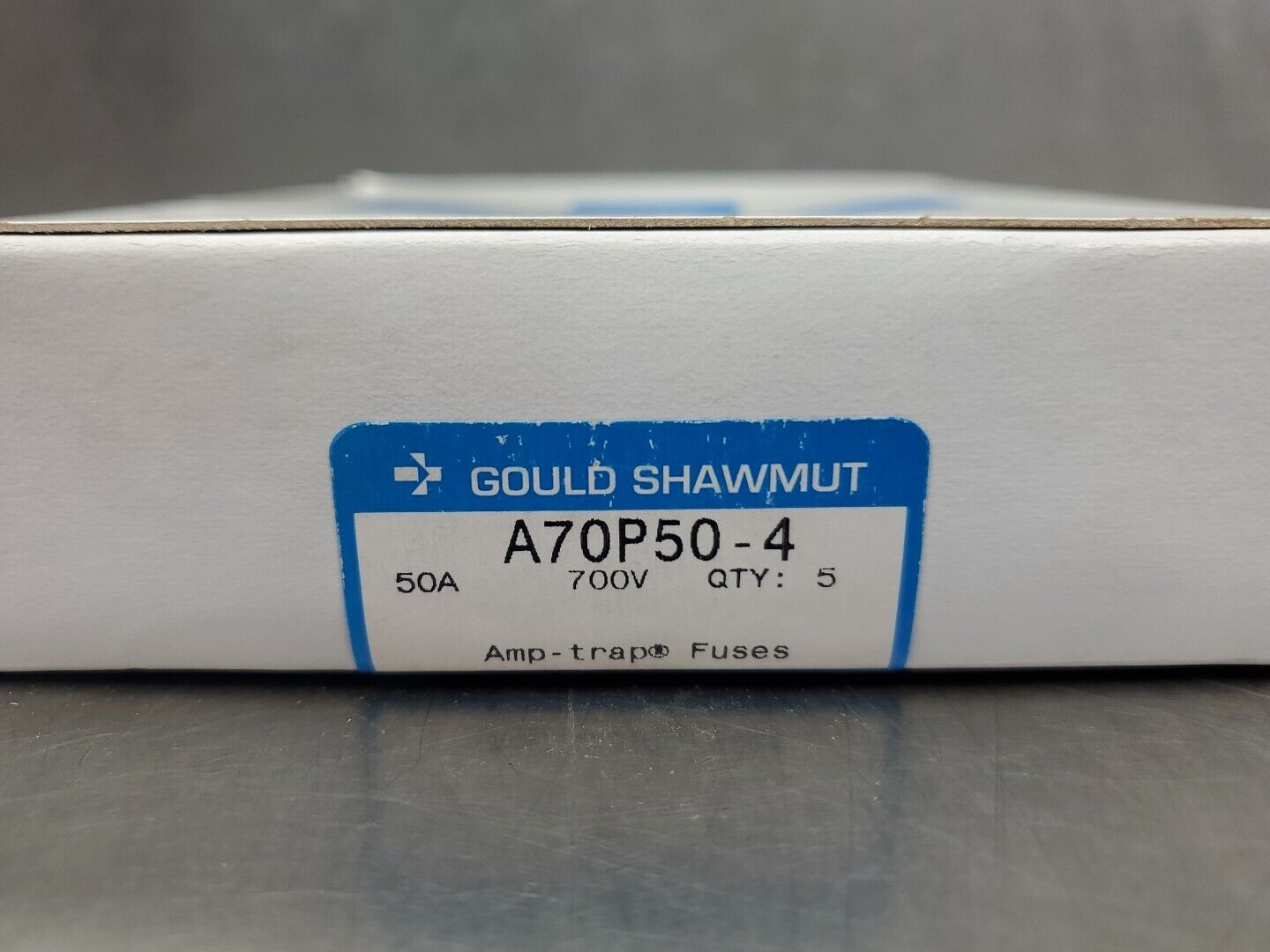 Gould Shawmut Amp-Trap A70P50-4 Fuse, 50A 700V, Lot of 5. 4C-43