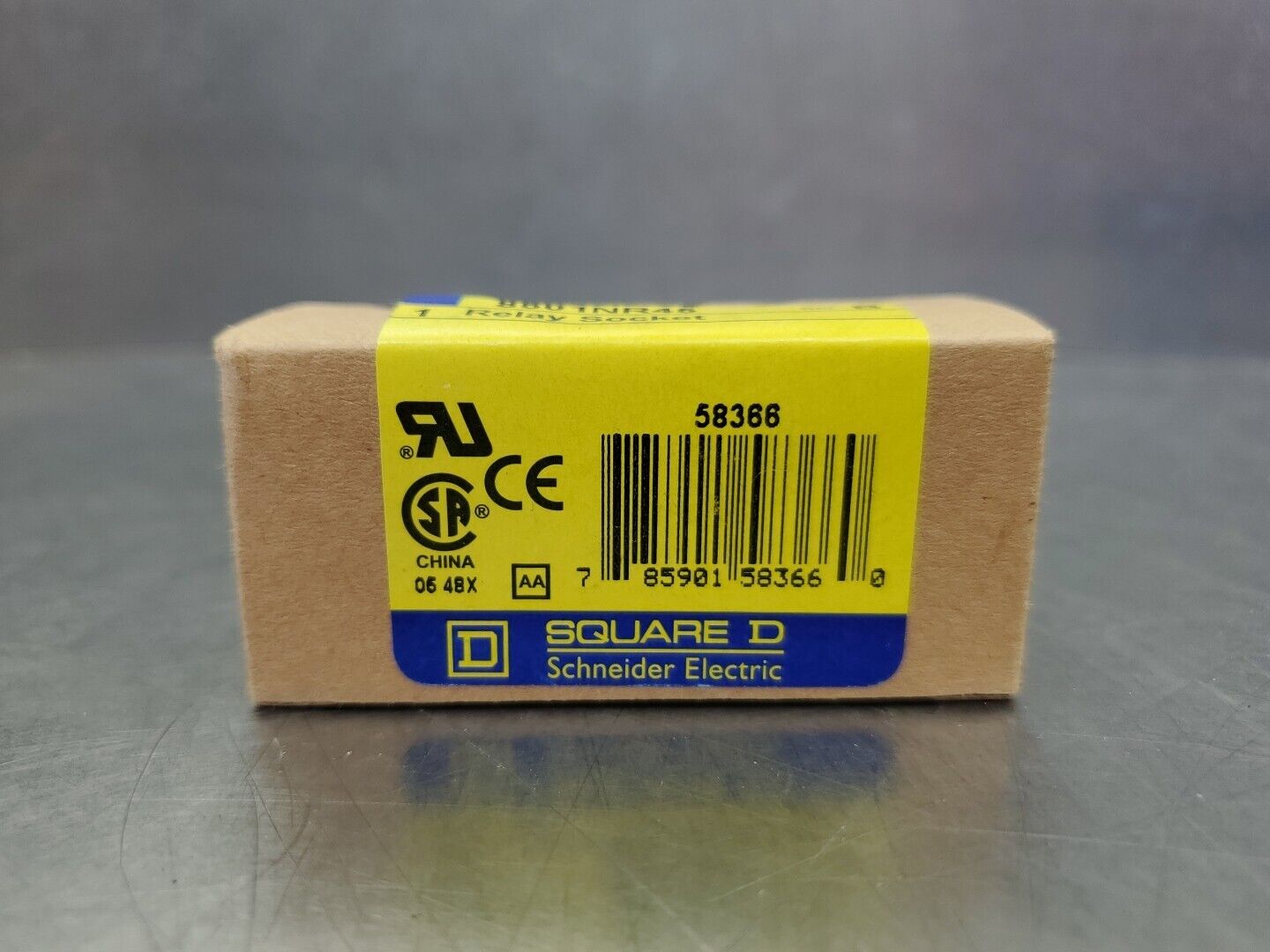 SQUARE D 8501NR45 Ser B. RELAY SOCKET BASE. 4C-43