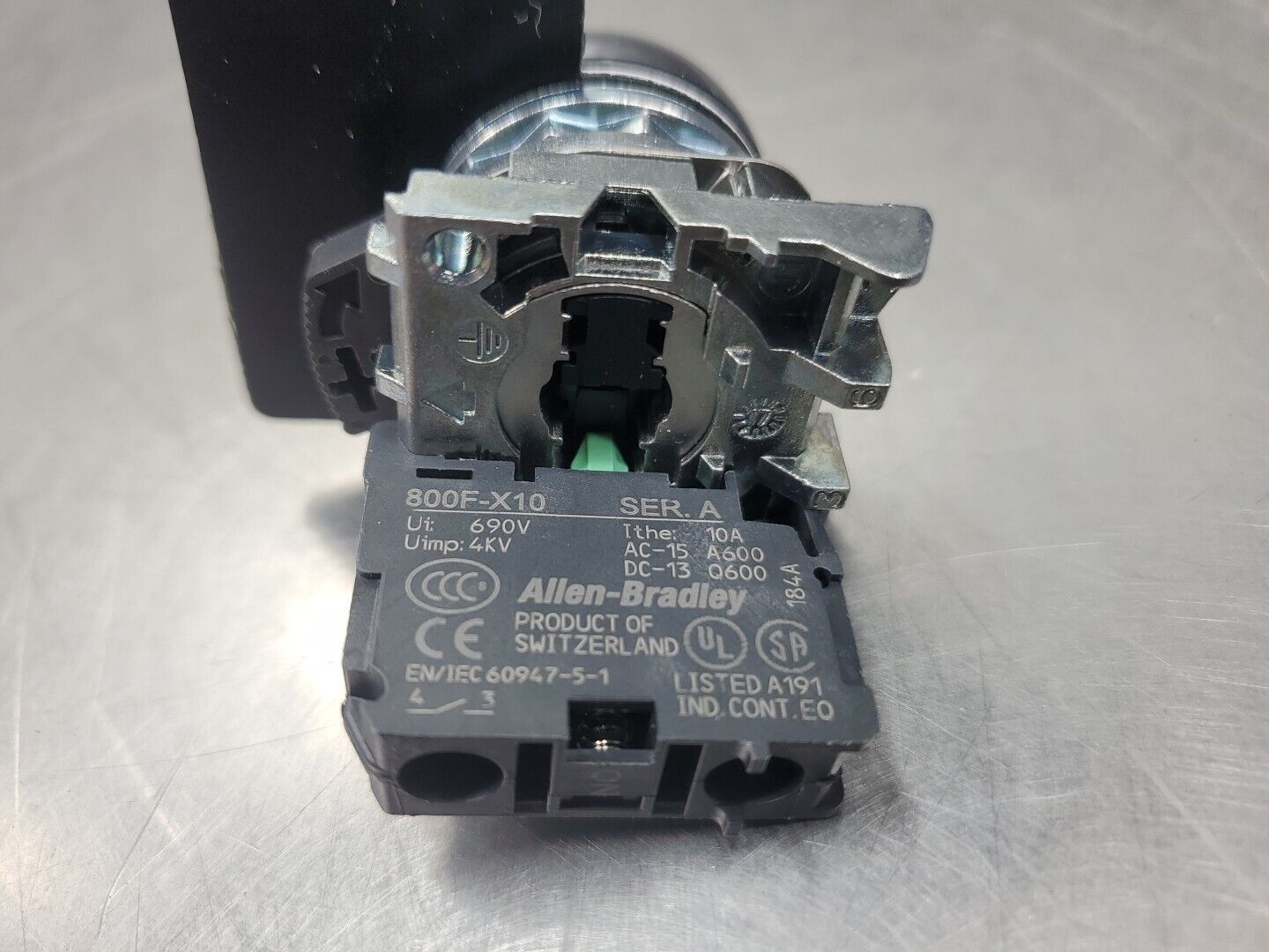Allen Bradley 800F-X10 Ser A Contactor Selector Switch. 4A-32