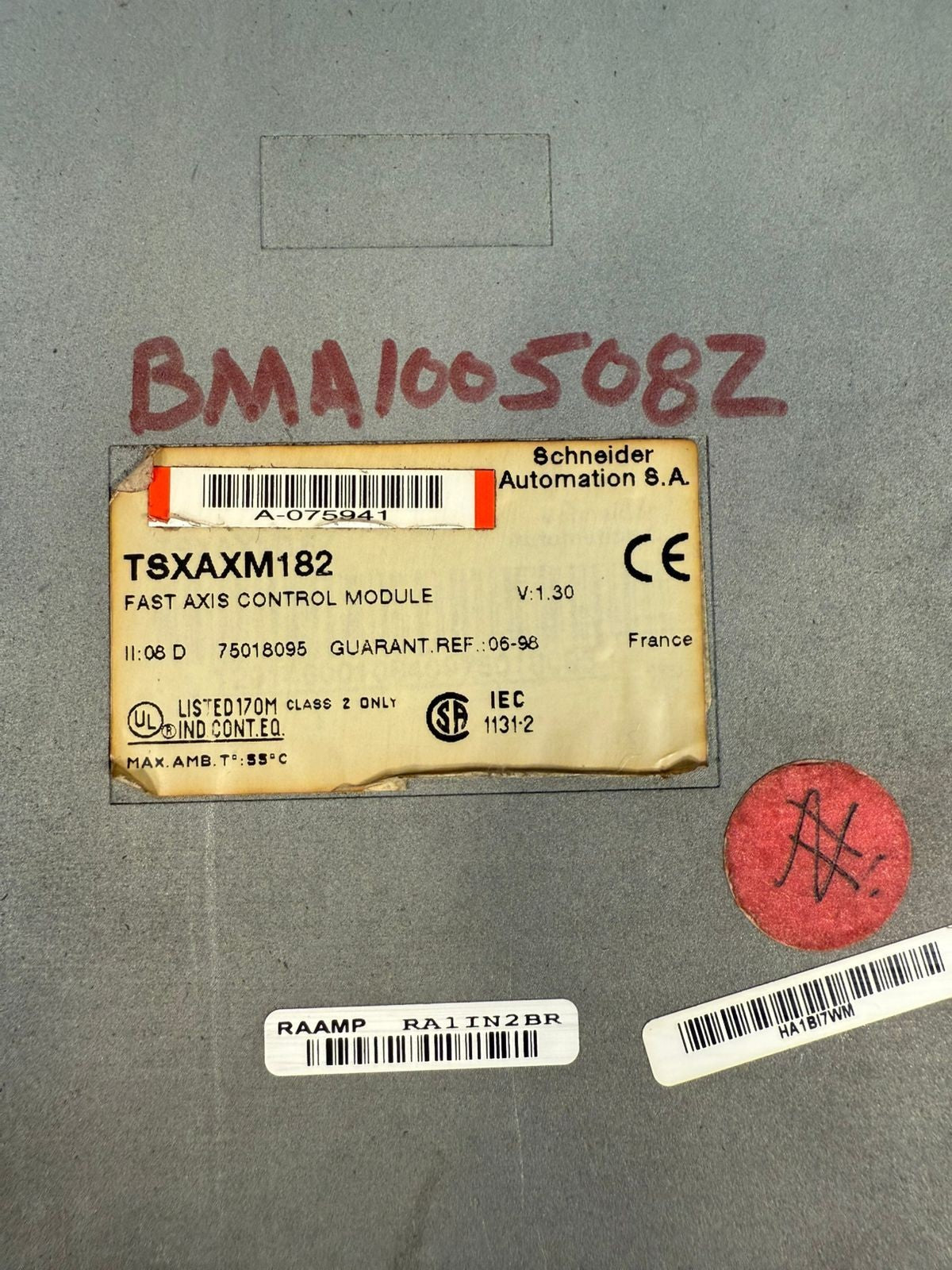 Schnedier Automation TSXAXM182 Fast Axis Control Module TSXAXM182 (3.3.2)