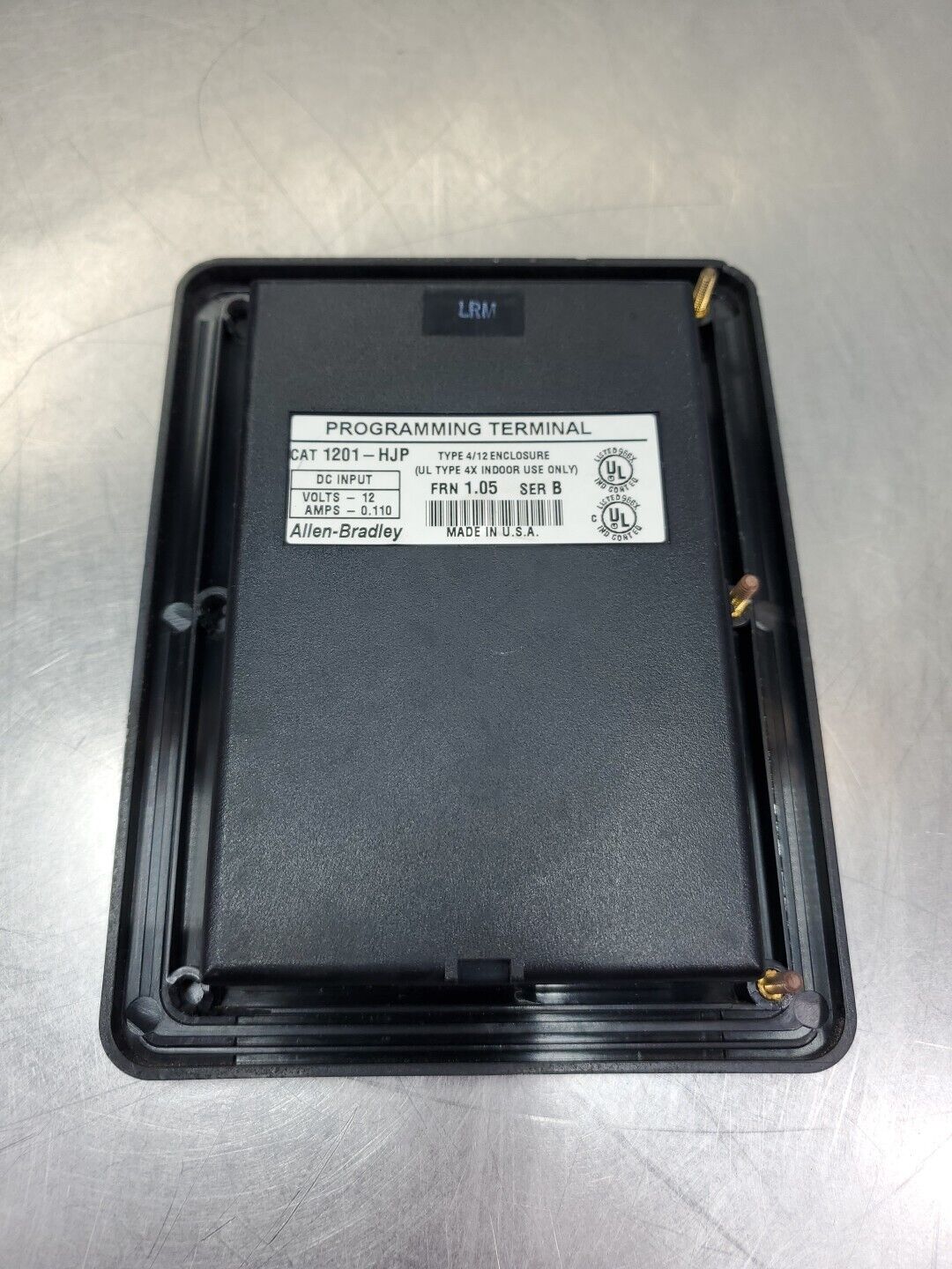 ALLEN BRADLEY 1201-HJP 12V Programming Terminal. 1-E8