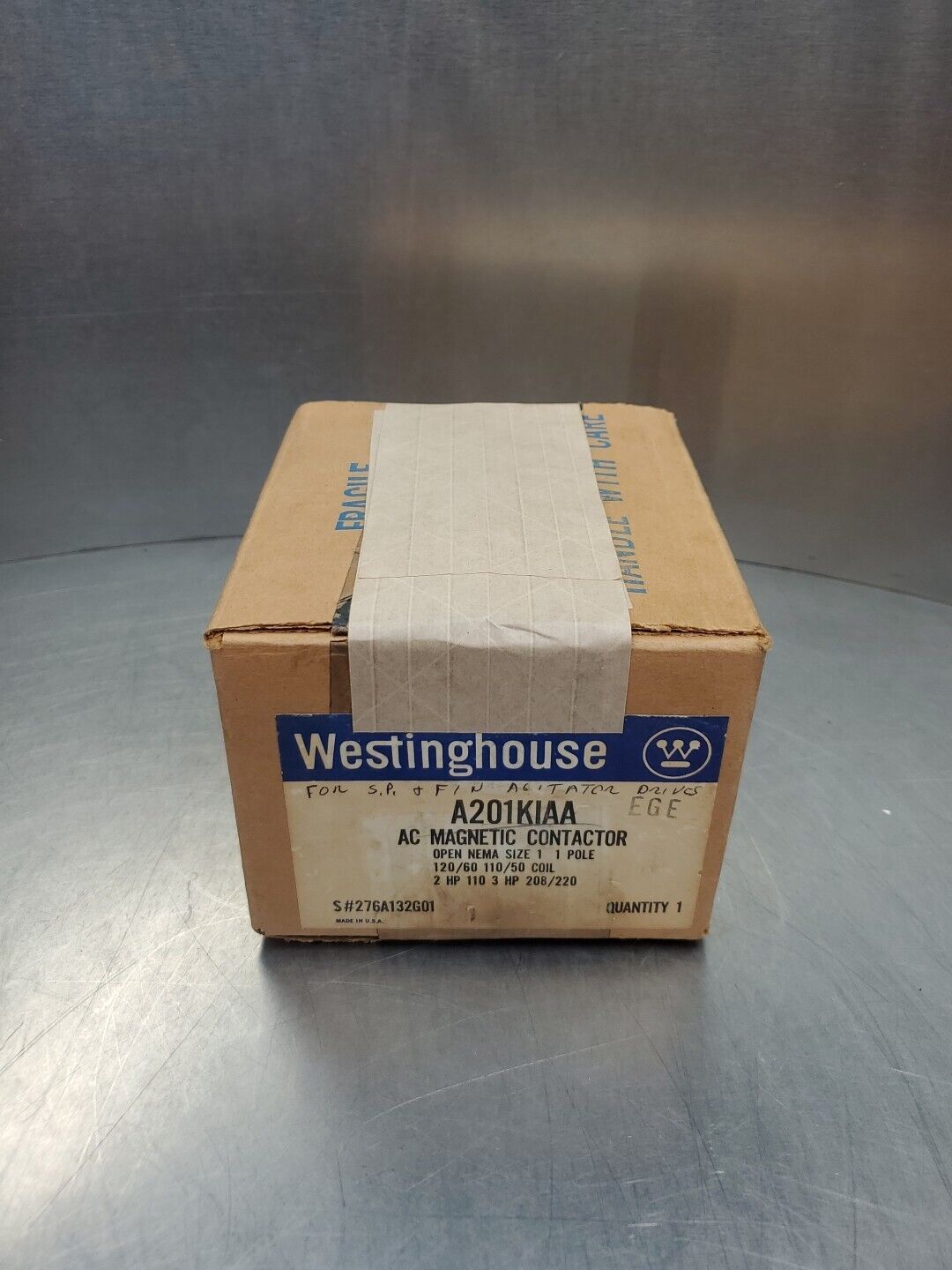 Westinghouse A201KIAA Magnetic Contactor Size. 4B-43