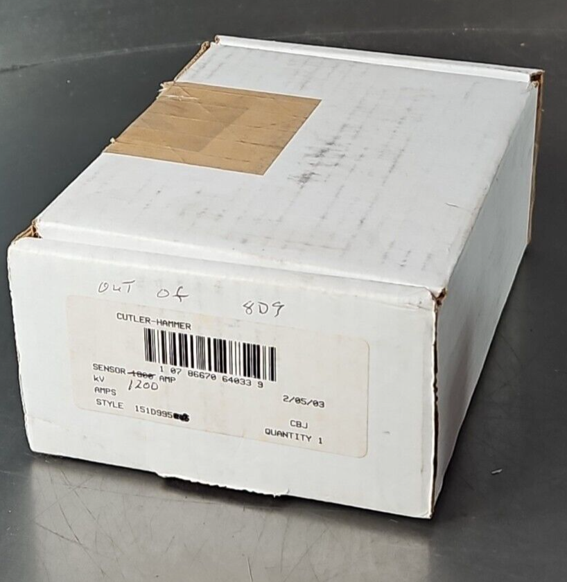 Cutler Hammer 151D995G121200A Current Sensor Transformer loc4D1