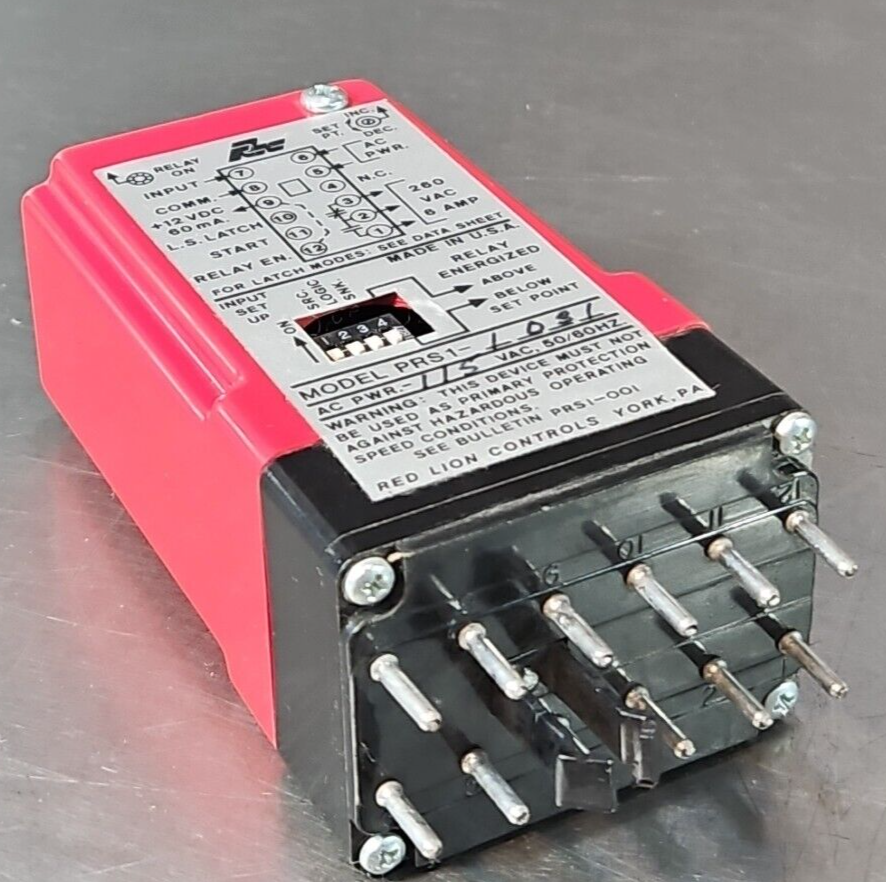 Red Lion Controls PRS1-1031 Plug-In Speed Switch loc4C4