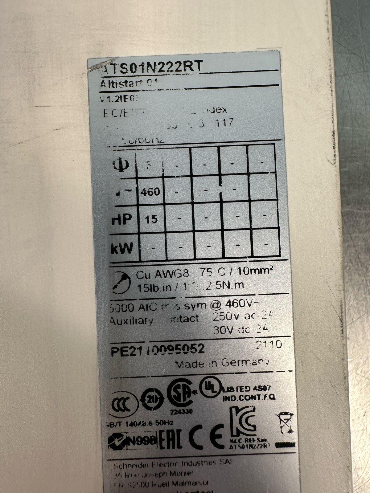 Schneider Eletric ATS01N222RT (7.3.3)