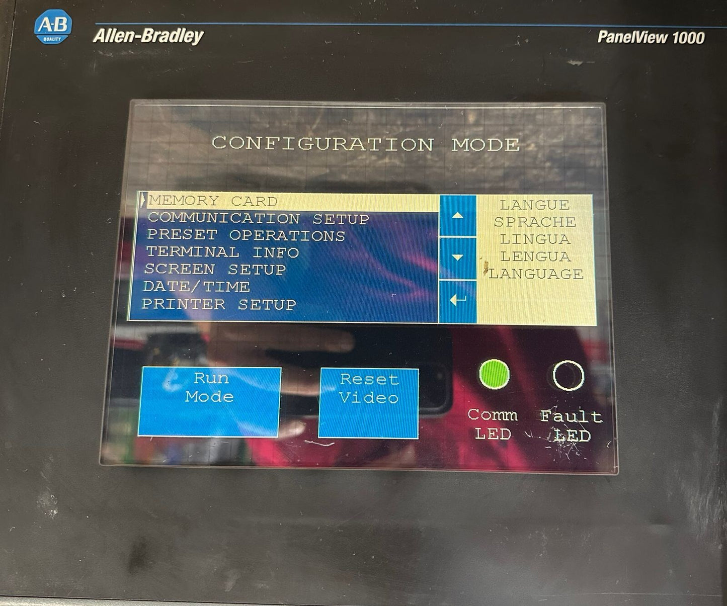 Allen Bradley 2711-T10C15 /D PanelView 1000 FRN 4.41 (8.5.8)